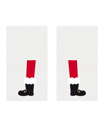 Кухонные полотенца Santa Boots, набор из 2 шт. C&F Home
