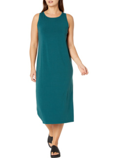 Petite Jewel Neck Full-Length Dress Eileen Fisher