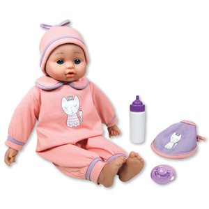 Lissi: 15" Interactive Baby Doll Jamie in Pink Kitty, Kids Ages 2+ Lissi