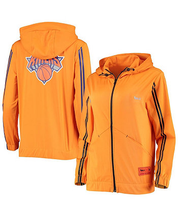 Женская оранжевая куртка New York Knicks Everyday Team с молнией во всю длину Qore
