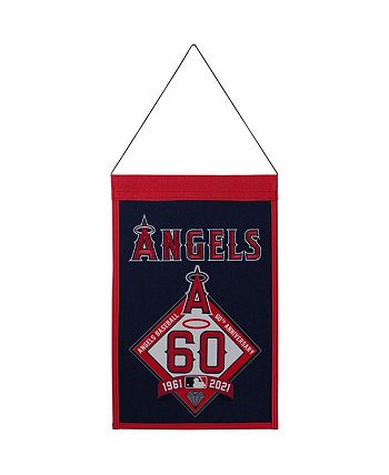 Баннер «Лос-Анджелес Энджелс», 18 x 12 дюймов, посвященный 60-летию чемпионата Winning Streak