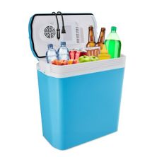 Ivation Electric Cooler & Warmer With Handle, 24 L Portable Thermoelectric Fridge For Vehicles Ivation