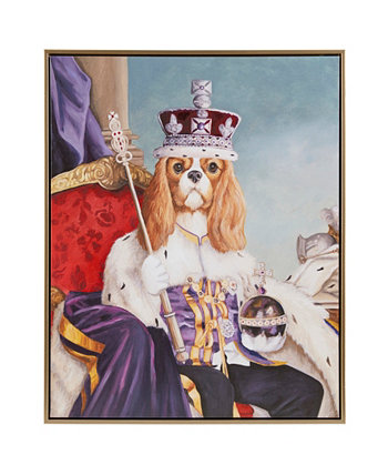 Портрет домашнего животного Кинг Чарльз спаниель Iii в рамке на холсте, настенное искусство Madison Park