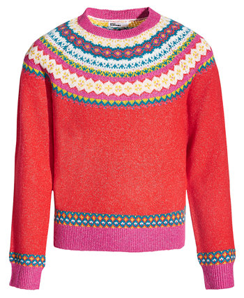Пуловер Fairisle для больших девочек, созданный для Macy's Epic Threads