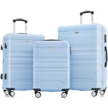 Merax 3-piece Hardside Spinner Luggage Set 20''24''28'' Merax