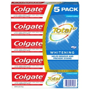 Colgate Total Whitening Toothpaste (6.3 oz., 5 pk) Visit the Colgate Store