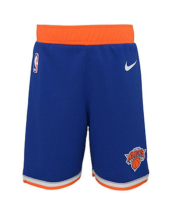 Little Boys and Girls Blue New York Knicks Icon Replica jersey Shorts Nike