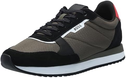 BOSS Men's Kai Retro Style Low Profile Sneaker Boss