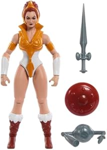 Masters of the Universe Origins Toy, Teela Cartoon Collection Action Figure, 5.5-inch MOTU Heroine, Accessories & Mini-Comic​​ Masters Of the Universe