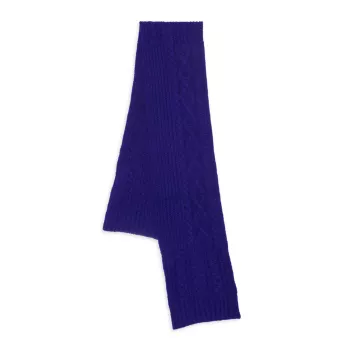 Вязаный шарф с добавлением шерсти Saks Fifth Avenue