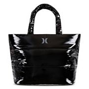 Hurley Water Resistant Metallic Puffer Tote Hurley