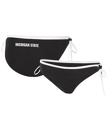 Женские черные плавки бикини Michigan State Spartans Perfect Match G-III