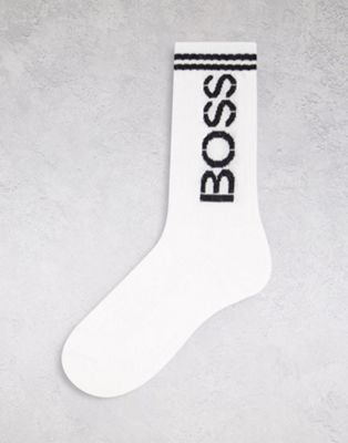 Белые носки с логотипом Boss Bodywear BOSS Bodywear
