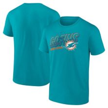 Мужская футболка Fanatics с логотипом Aqua Miami Dolphins Local Unbranded