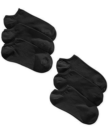 Женские хлопковые носки-невидимки из 6 пар. HUE