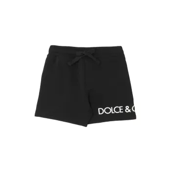 Детские шорты с логотипом Dolce & Gabbana