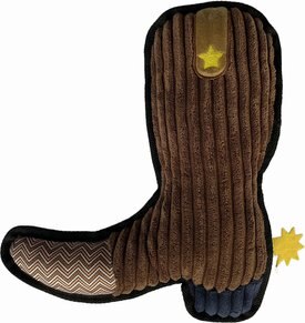 Scoochie Pet Line Dancin Boot Squeaky Dog Chew Toy, 12-in Scoochie Pet