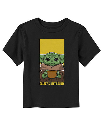 Toddler's Star Wars: The Mandalorian Grogu Galaxy's Best Bounty  Toddler T-Shirt Disney Lucasfilm