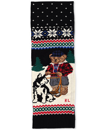 Мужской шарф Holiday Bear Fair Isle Ralph Lauren