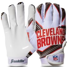 Franklin Sports Cleveland Browns Молодежные футбольные перчатки НФЛ Franklin Sports