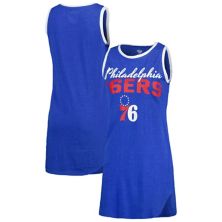Женская ночная рубашка без рукавов Concepts Sport Royal Philadelphia 76ers Unbranded