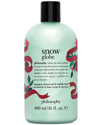 Шампунь Snow Globe, гель для душа и пена для ванн, 16 унций. Philosophy