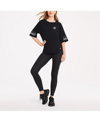 Женская черная футболка оверсайз Vegas Golden Knights Diana Tri-Blend DKNY