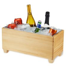 Wooden Beverage Tub by Twine Living Twine