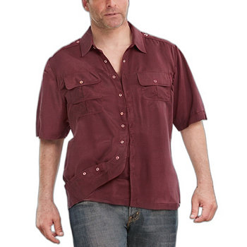 by KingSize Men's Big & Tall Short-Sleeve Pilot Shirt Boulder Creek