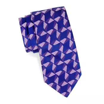 Шелковый галстук с ветряной мельницей Charvet