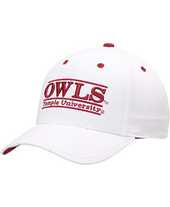 Мужская белая регулируемая шляпа Snapback с классической перекладиной Temple Owls Game
