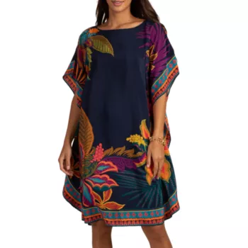 Шелковое платье-туника Global Tropical Trina Turk
