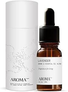 AromaTech Santal Aroma Essential Oil Blend, Pure Aromatherapy with Patchouli and Cedarwood for Diffuser & Humidifier - 0.3 fl oz, 10 mL AromaTech