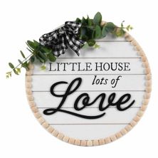 Новый вид подарков и аксессуаров «Маленький домик любви»; Декор круглой стены с бисером New View