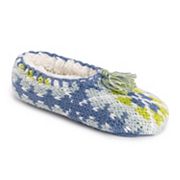 MUK LUKS Women's Knit Ballerina Slippers Muk Luks