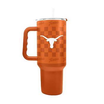 Texas Longhorns 40oz. Checkered Stainless Steel Tumbler Logo Brand