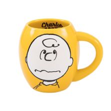 Чарли Браун Гуд Гриф, 18 унций. Овальная керамическая кружка Licensed Brand