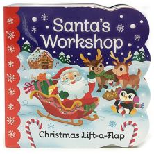 Santa's Workshop Lift a Flap Board Book by Cottage Door Press COTTAGE DOOR PRESS