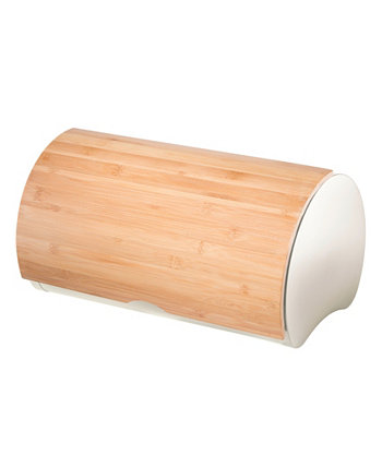 Хлебница диаметром 8,5 дюймов с бамбуковой крышкой Oggi