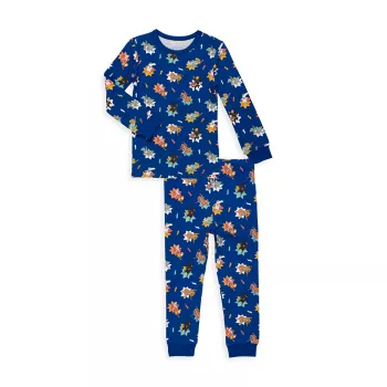 Пижама с рисунком Su-Paw Start для маленького мальчика MAGNETIC ME