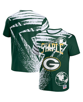 Мужская футболка с коротким рукавом с принтом NFL X Staple Hunter Green Green Bay Packers Team Slogan NFL