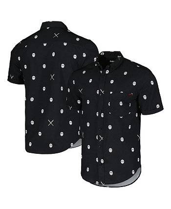 Мужская и женская рубашка на пуговицах «Черная пятница, 13-е» «Привет» от Crystal Lake RSVLTS