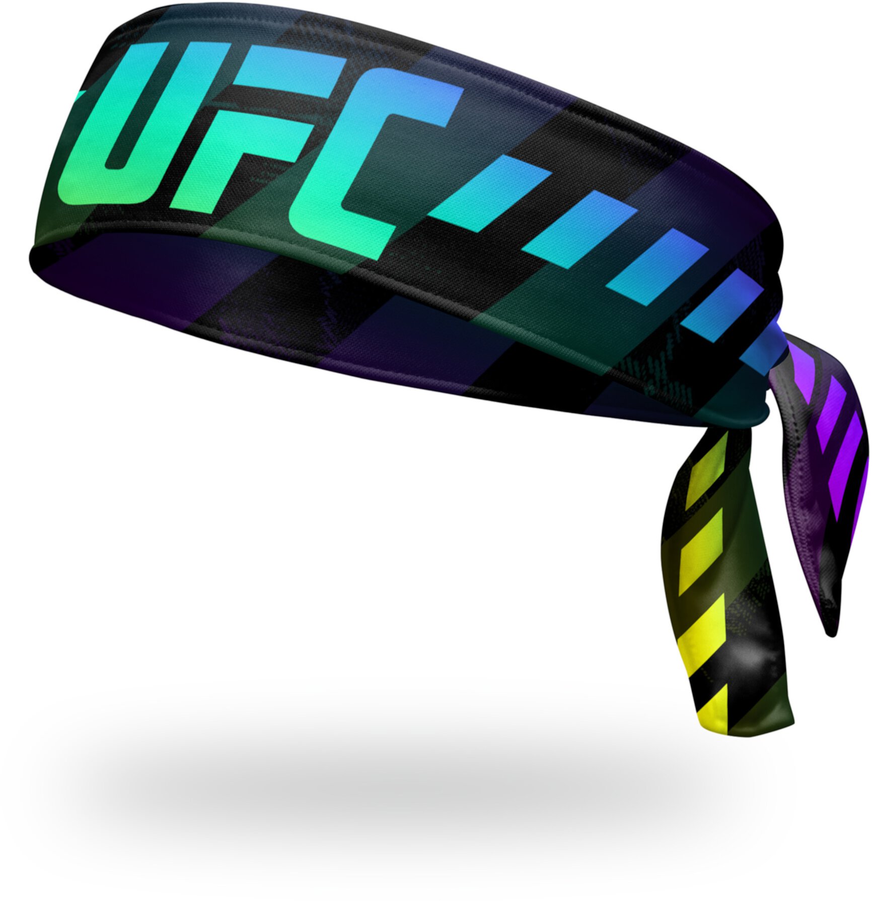 UFC Neon Stripe Tie Headband Suddora