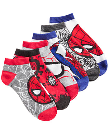 Marvel Boys '6-Pk. Носки с изображением Человека-паука Spider-Man