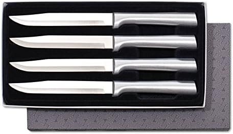 Rada Cutlery 4-Piece Utility Steak Knife Set – Stainless Steel Steak Knives With Aluminum Handles RADA