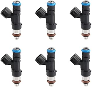 JDMON Fuel Injectors Replacement for GMC Acadia Saturn Outlook 2007-2008 Vue 2008-2010 Buick Enclave 2008 3.6L V6 Replace 0280158154 6Pcs JDMON