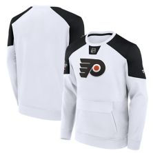 Мужской белый фирменный свитер Fanatics Philadelphia Flyers 2024 NHL Stadium Series Authentic Pro флисовый пуловер с логотипом Unbranded