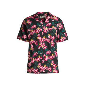 Рубашка Lei из хлопка с цветочным принтом BATHER