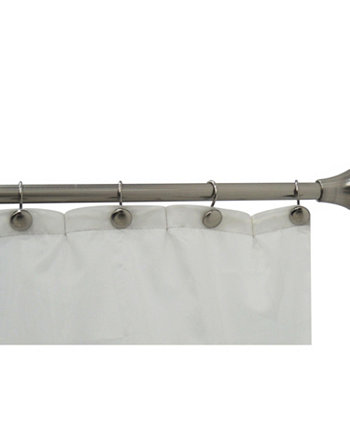 Душевая штанга и крючки с регулируемым натяжением занавески, набор из 13 шт., 42–72 дюйма Lavender and Sage