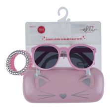 Elli by Capelli Glitter Sunglasses, Case & Hair Coil Set Elli by Capelli